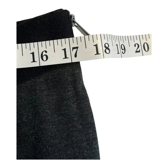 WHBM Women's Size 12 Gray‎ Skinny Ankle Pants Casual Elastic Waistband - Picture 4 of 5